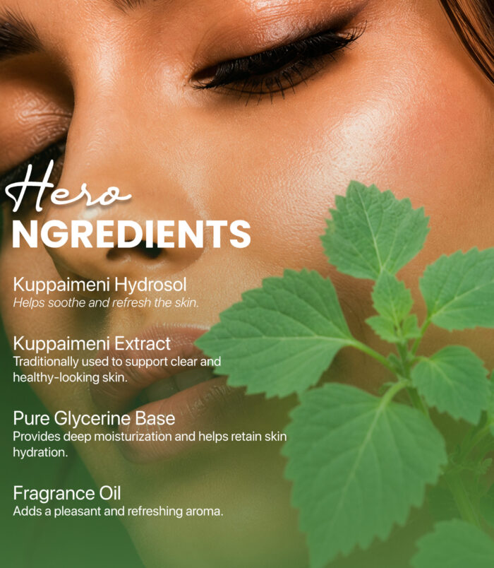 Herbal Kuppaimeni Soap for daily skin care