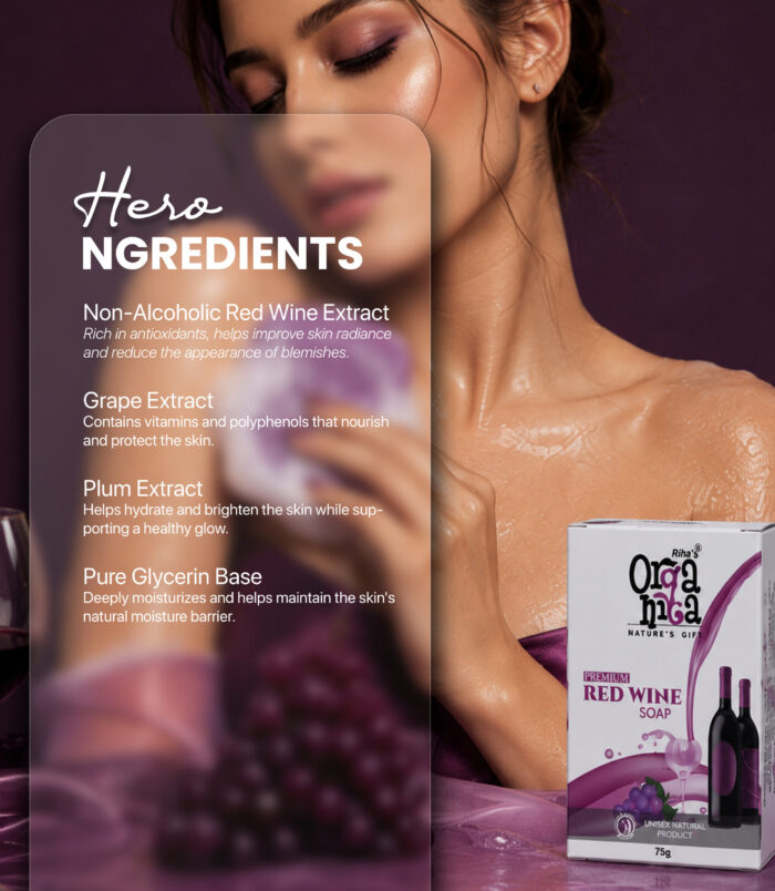 Red Wine Soap with nourishing skin benefits Red Wine Soap with nourishing skin benefits