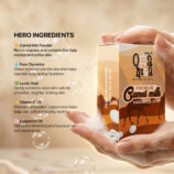 Rihas Organica Camel Milk Handmade Soap with camel milk, glycerine, lactic acid, and vitamin E for hydrated, nourished, and healthy-looking skin.