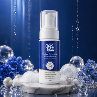 Alpha Arbutin face cleanser for even skin tone