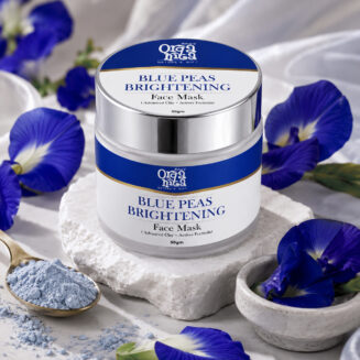 Blue Peas Brightening Face Mask for radiant skin