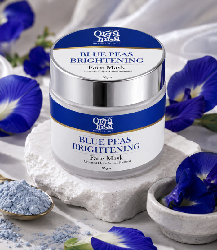 Blue Peas Brightening Face Mask for radiant skin Blue Peas Brightening Face Mask for radiant skin