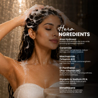 Daily wash shampoo for clean hydrated hair