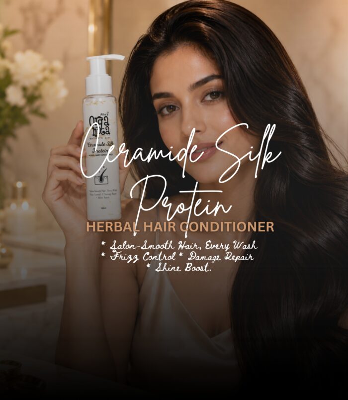 Deep conditioning hair care for silky hair