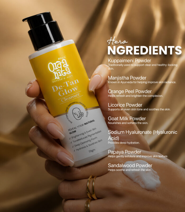 Glow face wash for tan removal and radiance Glow face wash for tan removal and radiance