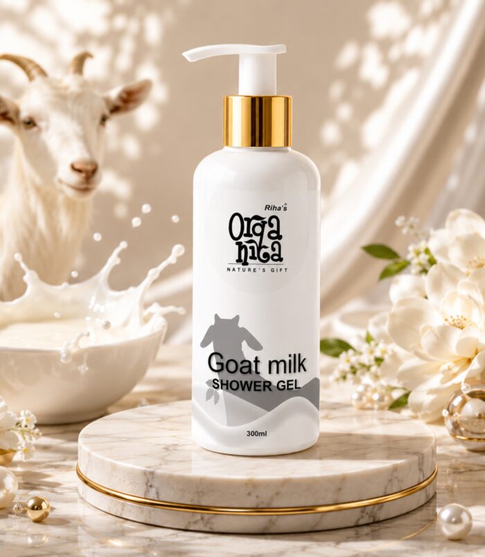 Goat Milk Shower Gel for soft nourished skin Goat Milk Shower Gel for soft nourished skin