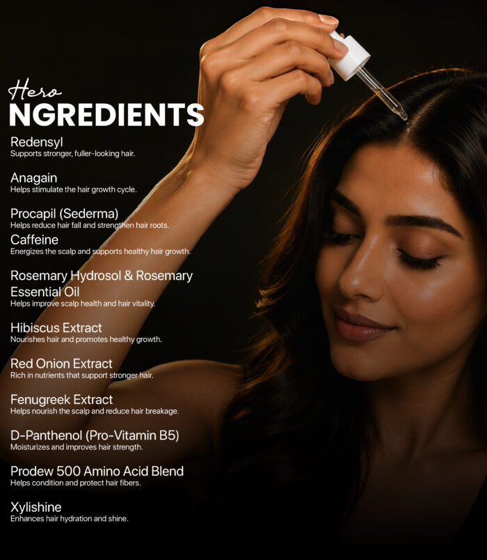 Hair Re-Growth Serum for healthier thicker hair Hair Re-Growth Serum for healthier thicker hair