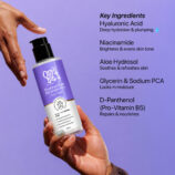 Hyaluronic face wash for healthy glowing skin