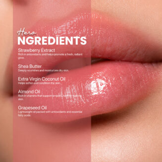 Natural Strawberry Lip Balm for daily lip care