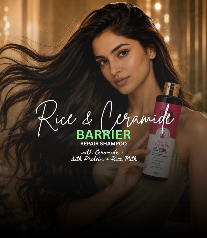 Nourishing shampoo with rice and ceramides