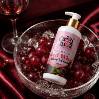 Red Wine Body Lotion for deep skin hydration