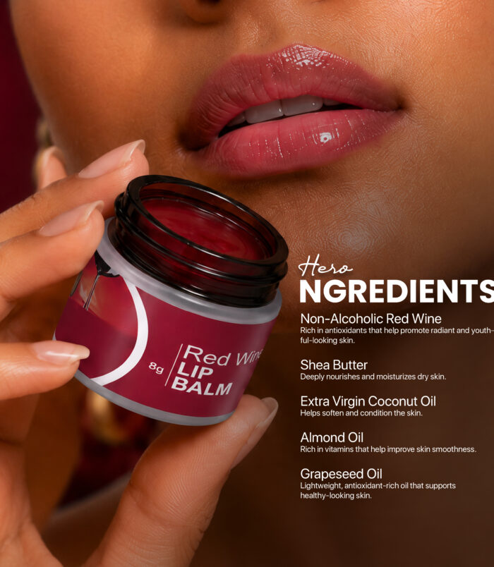 Red Wine Lip Balm for smooth healthy lips Red Wine Lip Balm for smooth healthy lips