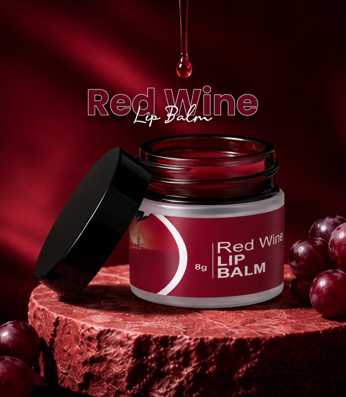 Red Wine Lip Balm for soft nourished lips Red Wine Lip Balm for soft nourished lips