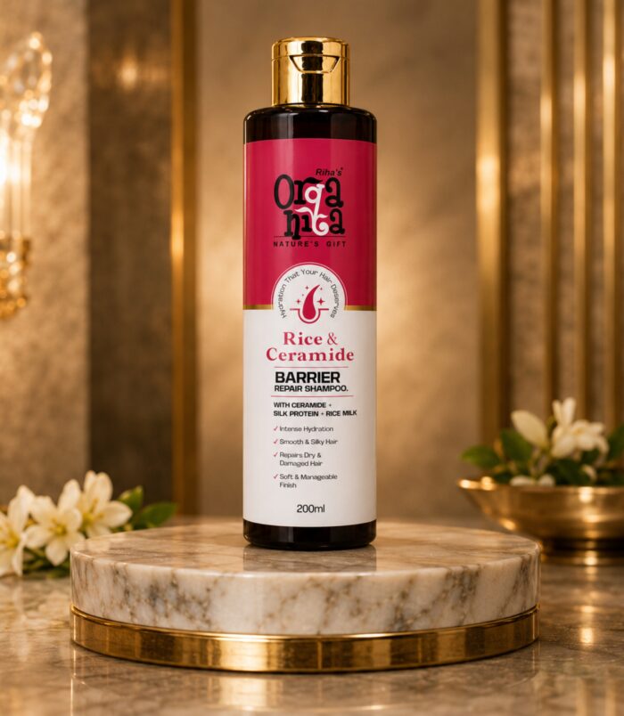 Rice & Ceramide Barrier Repair Shampoo for stronger hair