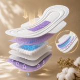 Ring Anion Organic Napkin with leak protection