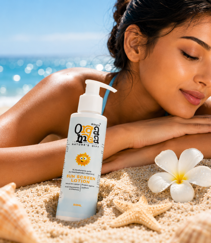 Sunscreen Lotion SPF 50 for daily sun protection Sunscreen Lotion SPF 50 for daily sun protection