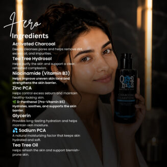 Activated Charcoal Face Wash for clear skin