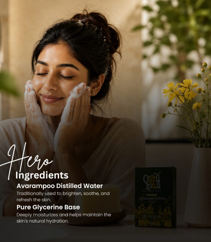 Avarampoo Soap for soft glowing skin Avarampoo Soap for soft glowing skin