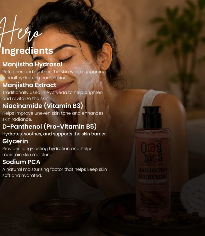 Manjistha Face Wash for healthy radiant skin Manjistha Face Wash for healthy radiant skin