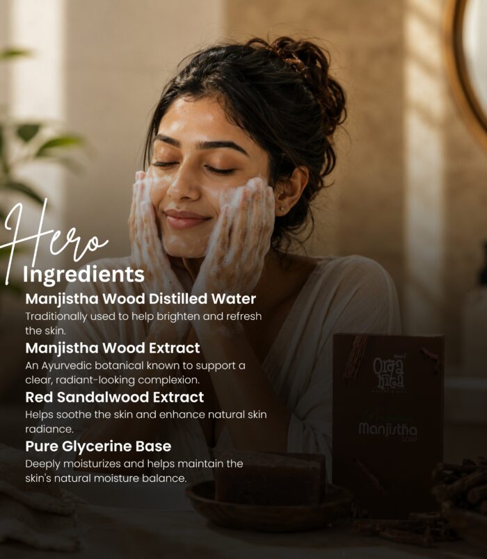 Manjistha Soap for healthy radiant skin