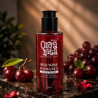 Red Wine Face Wash for glowing healthy skin