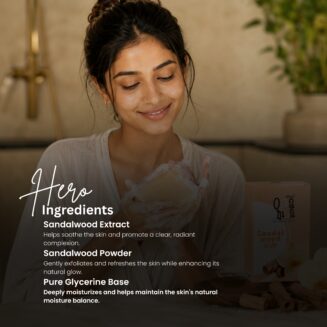 Sandalwood Soap for soft healthy skin