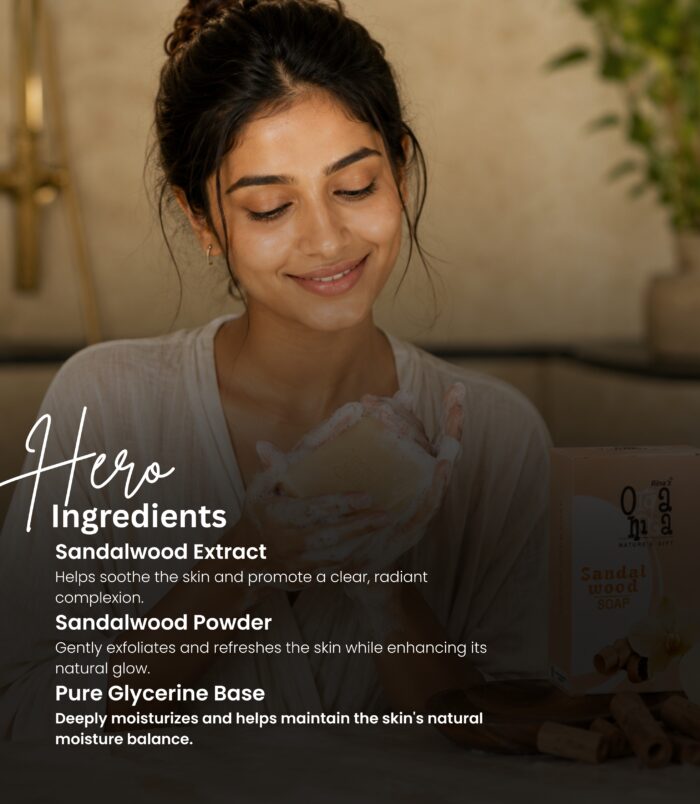 Sandalwood Soap for soft healthy skin Sandalwood Soap for soft healthy skin